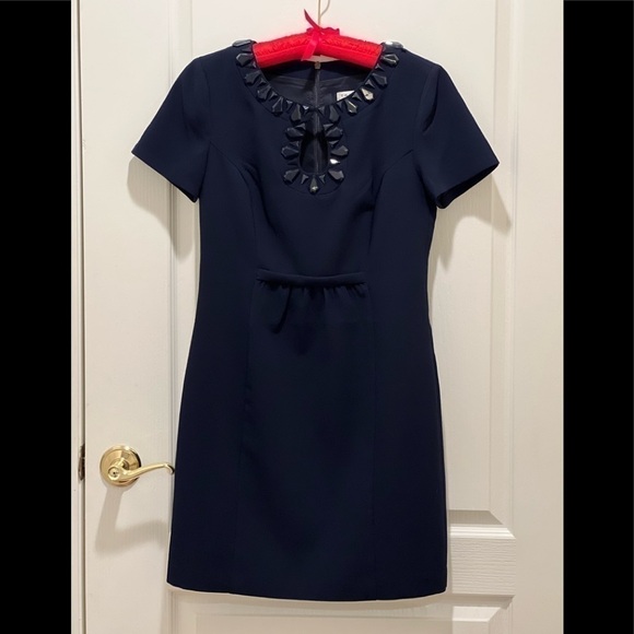 Trina Turk navy dress medium - Picture 6 of 12